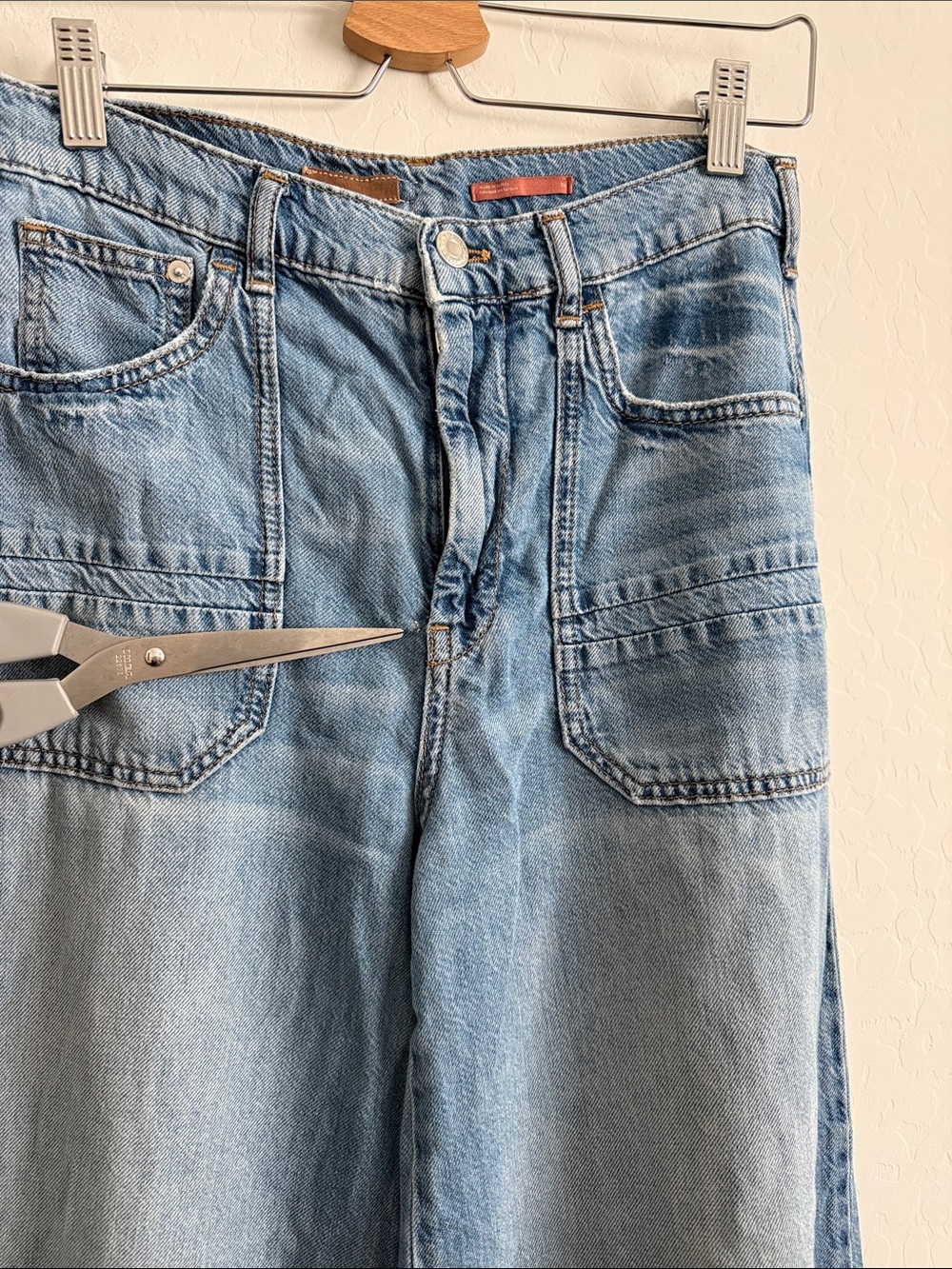 Pilcro The Jane High-Rise Wide-Leg Jeans Sz 26 - Picture 12 of 12